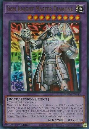 Gem-Knight Master Diamond (BLMM-EN143) - Battles of Legend: Monster Mayhem 1st Edition