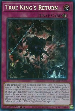 True King's Return (BLMM-EN176) - Battles of Legend: Monster Mayhem 1st Edition