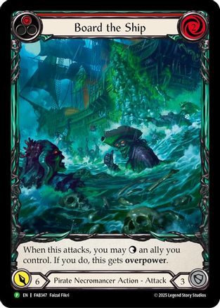 Board the Ship [FAB347] (Promo)  Rainbow Foil