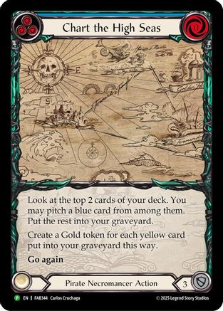 Chart the High Seas [FAB344] (Promo)  Rainbow Foil