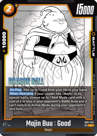 Majin Buu : Good - SB01-042 (SB01-042) - Manga Booster 01 Holofoil