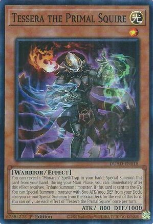 Tessera the Primal Squire (DUAD-EN018) - Duelist's Advance 1st Edition
