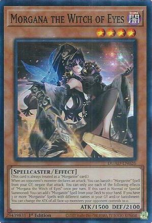 Morgana the Witch of Eyes (DUAD-EN026) - Duelist's Advance 1st Edition