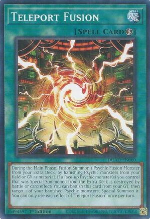 Teleport Fusion (DUAD-EN060) - Duelist's Advance 1st Edition