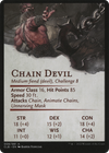 Chain Devil // Chain Devil (ACLB-008) - Battle for Baldur's Gate Art Series (Borderless) Foil