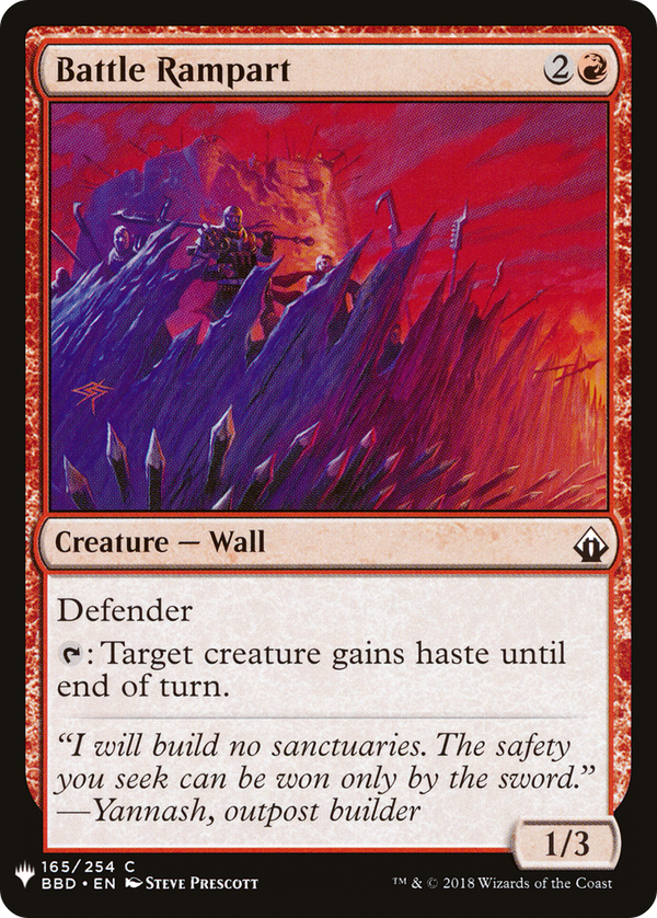 Battle Rampart [Mystery Booster]