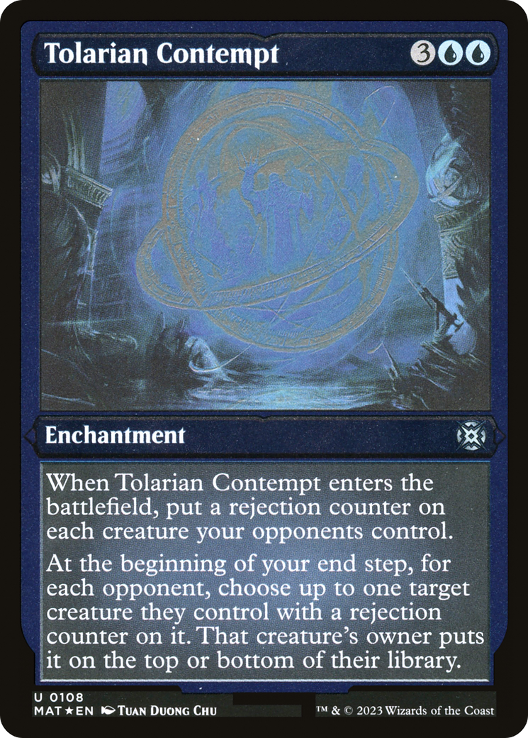 Tolarian Contempt (Foil Etched) [March of the Machine: The Aftermath]