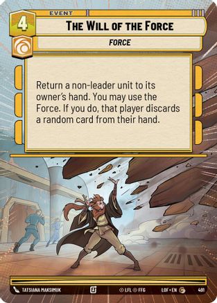The Will of the Force (491) (Hyperspace) (491) [Legends of the Force]