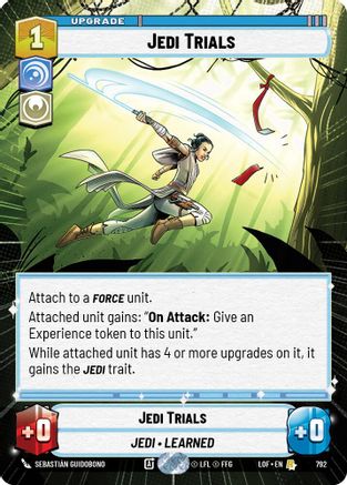 Jedi Trials (792) (Hyperspace Foil) (792) [Legends of the Force]