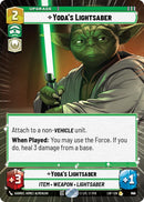 Yoda's Lightsaber (842) (Hyperspace Foil) (842) [Legends of the Force]