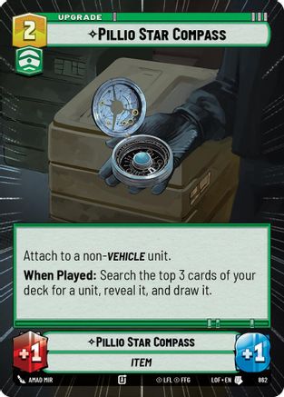Pillio Star Compass (862) (Hyperspace Foil) (862) [Legends of the Force]