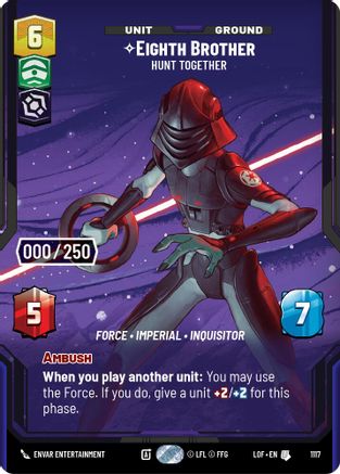 Eighth Brother - Hunt Together (1117) (Serialized) (1117) [Legends of the Force]