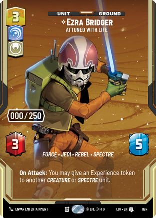 Ezra Bridger - Attuned With Life (1124) (Serialized) (1124) [Legends of the Force]