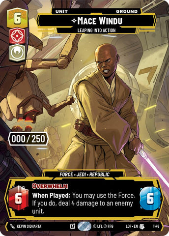 Mace Windu - Leaping into Action (1148) (Serialized) (1148) [Legends of the Force]
