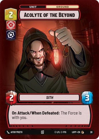 Acolyte of the Beyond (28) (28) [Legends of the Force: Weekly Play]