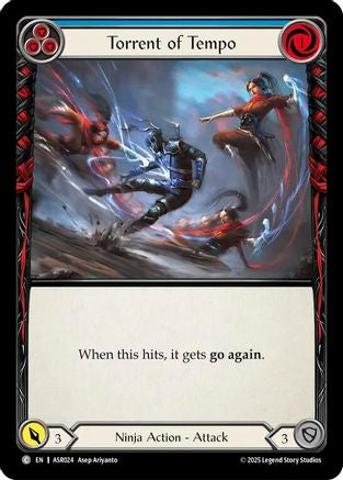 Torrent of Tempo (Blue) [ASR024] (Armory Deck: Ira)