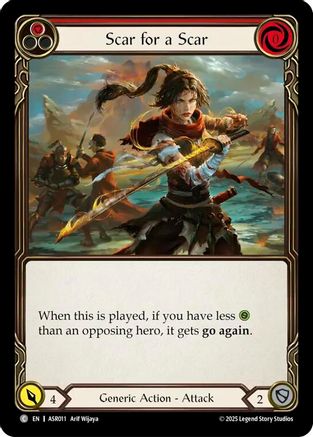 Scar for a Scar (Red) [ASR011] (Armory Deck: Ira)