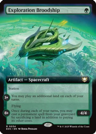 Exploration Broodship (Extended Art) [Edge of Eternities Commander]