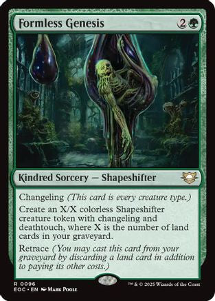 Formless Genesis [Edge of Eternities Commander]