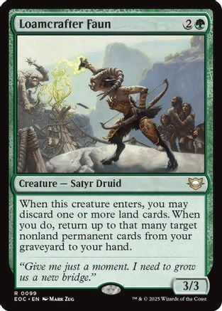 Loamcrafter Faun [Edge of Eternities Commander]