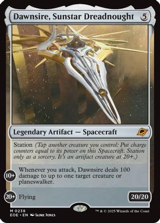 Dawnsire, Sunstar Dreadnought [Edge of Eternities]