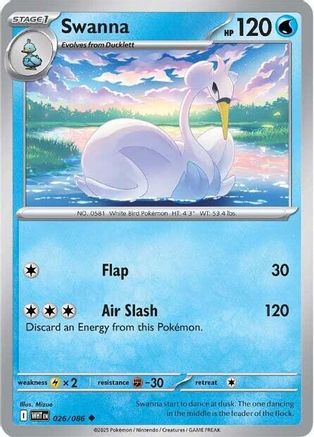 Swanna (026/086) [Scarlet & Violet: White Flare]