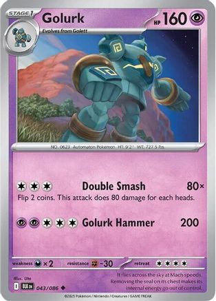 Golurk (043/086) [Scarlet & Violet: Black Bolt]