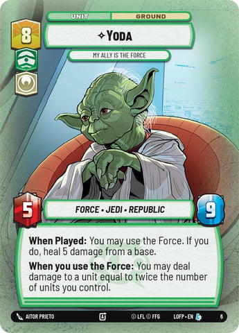 Yoda - My Ally is the Force (6) (6) [Organized Play Promos]