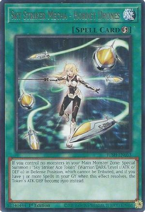 Sky Striker Mecha - Hornet Drones (JUSH-EN053) - Justice Hunters 1st Edition