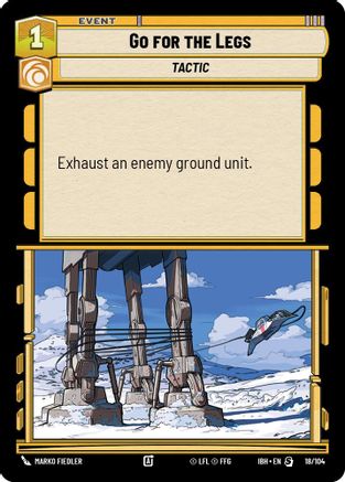 Go for the Legs (18/104) (18/104) [Intro Battle: Hoth]