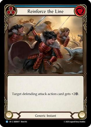 Reinforce the Line (Blue) [BDD017] (Bravo Demo Deck)