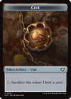Clue // Beast (0005) Double-Sided Token [Edge of Eternities Commander Tokens]