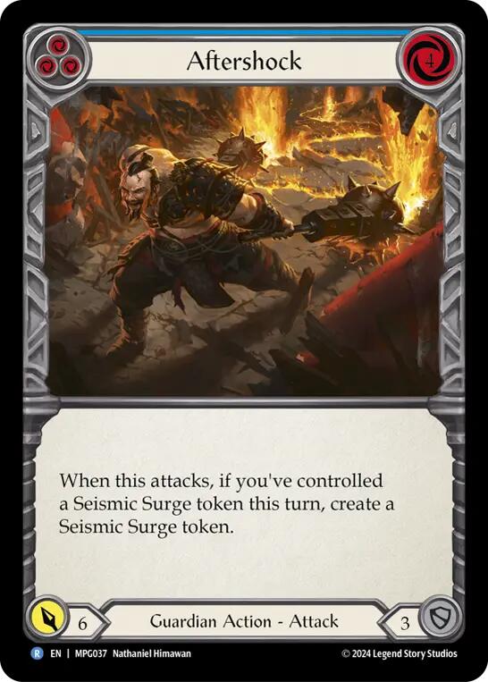 Aftershock (Blue) [MPG037] (Mastery Pack Guardian)