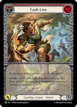 Fault Line [FAB328] (Promo)  Rainbow Foil