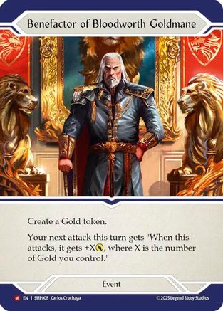 Benefactor of Bloodworth Goldmane [SMP008] (Smash Palace)