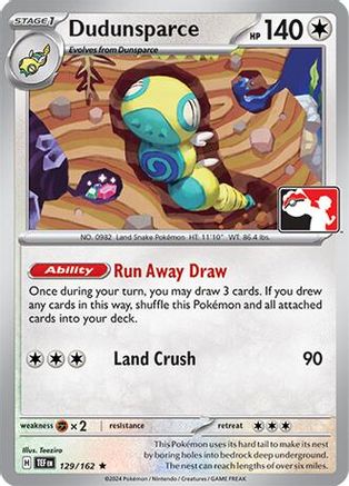 Dudunsparce (129/162) [Prize Pack Series Seven]