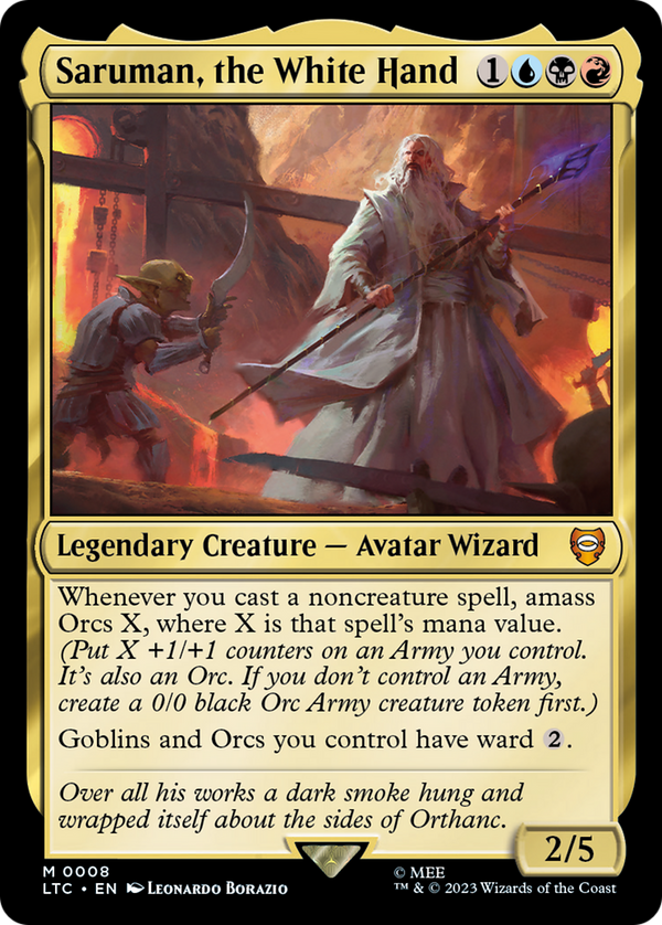 Saruman, the White Hand [The Lord of the Rings: Tales of Middle-Earth Commander]