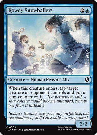 Rowdy Snowballers [Avatar: The Last Airbender]