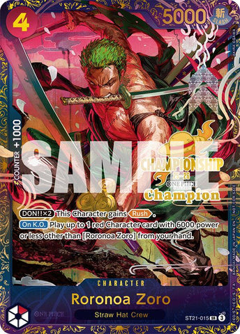 Roronoa Zoro (CS 25-26 1st Place) [One Piece Promotion Cards]