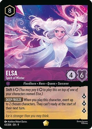 Elsa - Spirit of Winter (43/204) [Fabled]