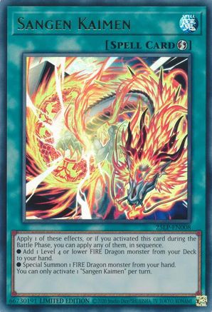 Sangen Kaimen (25LP-EN008) - Limited Pack World Championship 2025 Limited