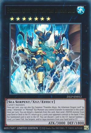 Poseidra Abyss, the Atlantean Dragon Lord (25LP-EN012) - Limited Pack World Championship 2025 Limited