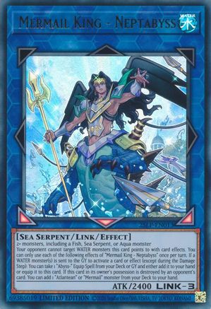 Mermail King - Neptabyss (25LP-EN013) - Limited Pack World Championship 2025 Limited