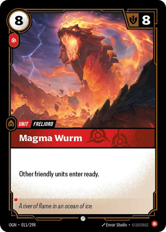 Magma Wurm OGN #011/298 (Common) [Riftbound: Origins]