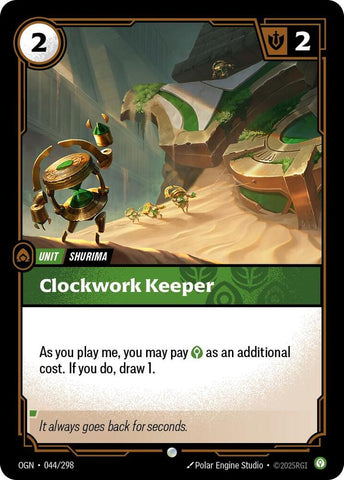 Clockwork Keeper OGN #044/298 (Common) [Riftbound: Origins]