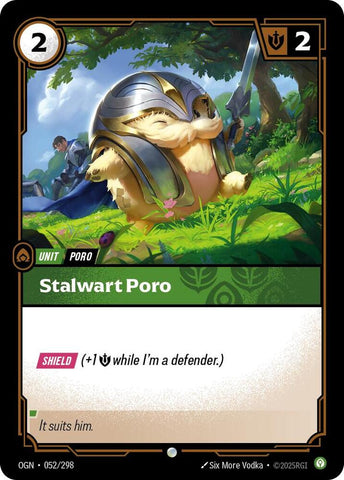 Stalwart Poro OGN #052/298 (Common) [Riftbound: Origins]