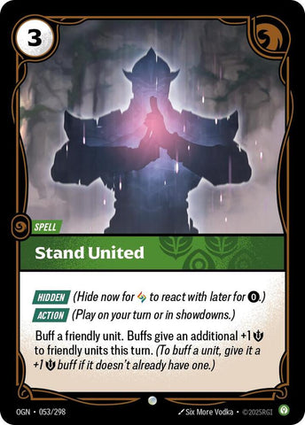 Stand United OGN #053/298 (Common) [Riftbound: Origins]