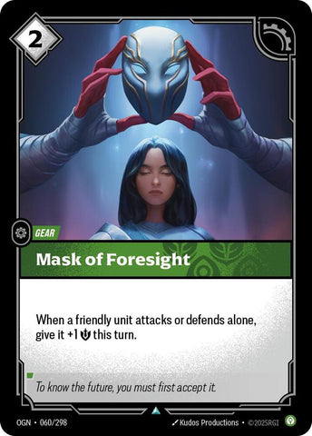 Mask of Foresight OGN #060/298 (Uncommon) [Riftbound: Origins]