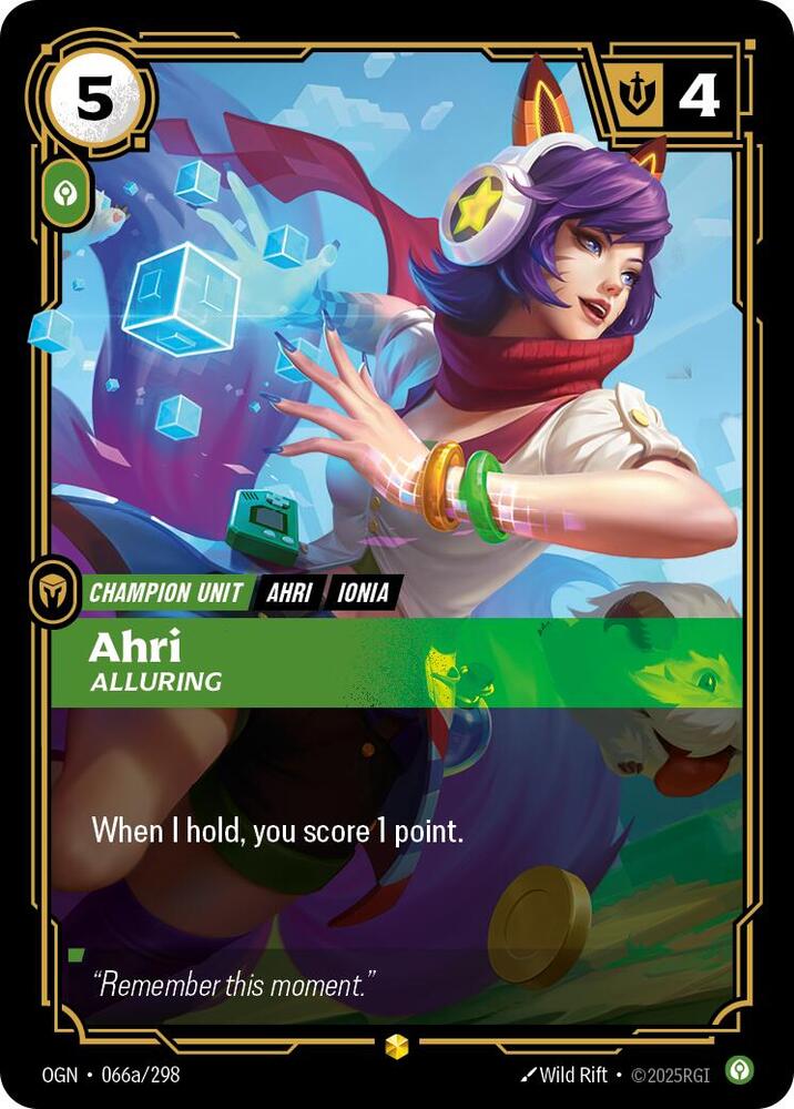 Ahri - Alluring (Alternate Art) OGN