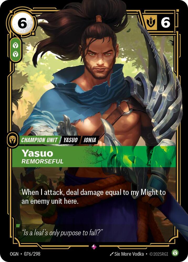 Yasuo - Remorseful OGN
